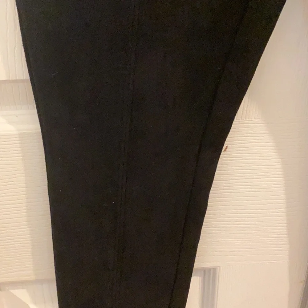 Faux suede leggings, NWT, Black - Picture 7 of 9